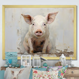 The Art Of Pigs - Pig Canvas Wall Art