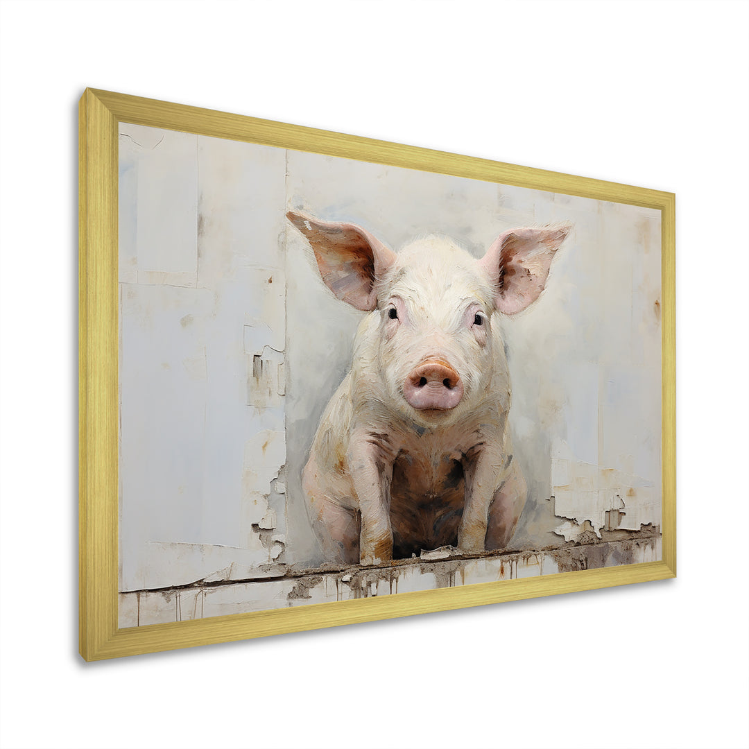 The Art Of Pigs - Pig Canvas Wall Art