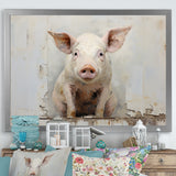 The Art Of Pigs - Pig Canvas Wall Art