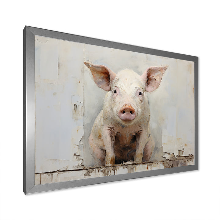 The Art Of Pigs - Pig Canvas Wall Art