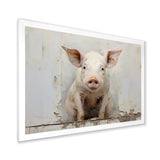 The Art Of Pigs - Pig Canvas Wall Art