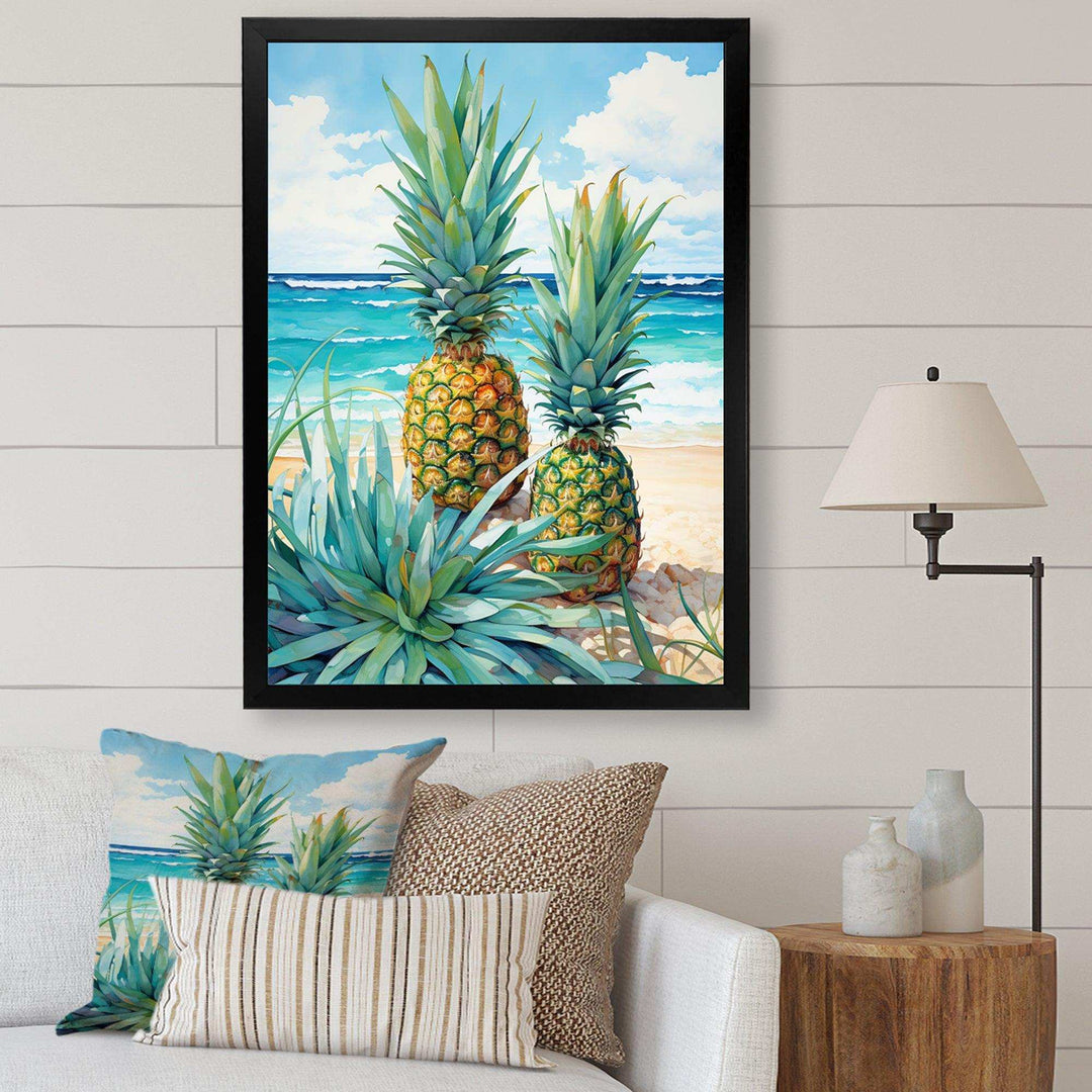 Juicy Pineapple Bliss IV - Food &amp; Beverage Canvas Wall Art