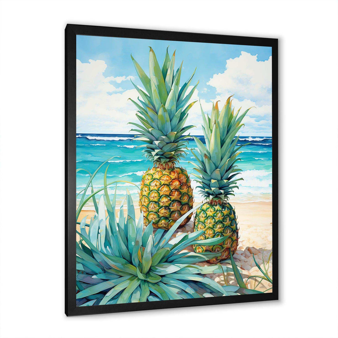 Juicy Pineapple Bliss IV - Food &amp; Beverage Canvas Wall Art