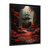 Buccaneer Rogues Ship - People Canvas Wall Art