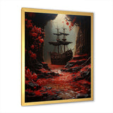 Buccaneer Rogues Ship - People Canvas Wall Art