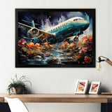 Fantasy Flower Aircraft S Last Checks - Plane Canvas Wall Art