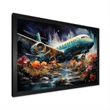 Fantasy Flower Aircraft S Last Checks - Plane Canvas Wall Art
