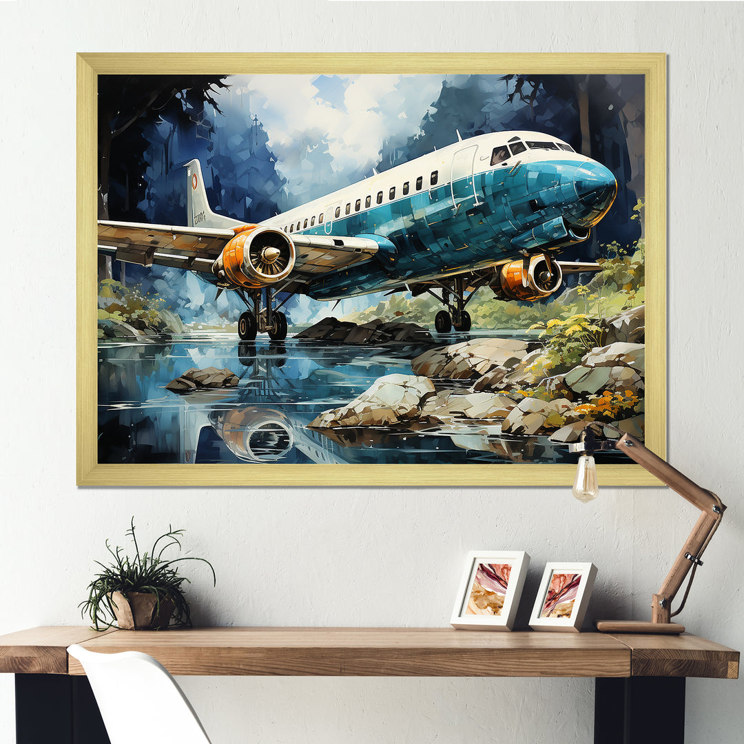 Wilderness Aircraft S Last Checks - Plane Canvas Wall Art