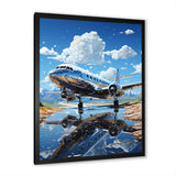 Futuristic Interpretation Of A Silver Space Plane - Plane Canvas Wall Art