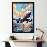 Pop Art Skyward Bound Plane - Plane Canvas Wall Art