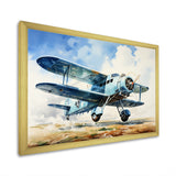 Soaring Plane Through The Sky - Plane Canvas Wall Art