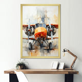 Portrait View Of Plane - Plane Canvas Wall Art