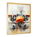 Portrait View Of Plane - Plane Canvas Wall Art