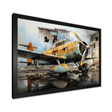 Plane Prelude To Flight - Plane Canvas Wall Art