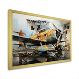 Plane Prelude To Flight - Plane Canvas Wall Art
