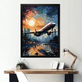 Plane Prelude To Flight Adventure - Plane Canvas Wall Art