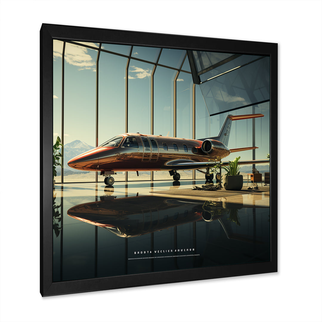 Jet Plane Matrix Showcase - Plane Canvas Wall Art