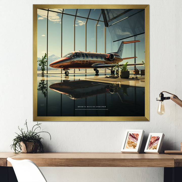 Jet Plane Matrix Showcase - Plane Canvas Wall Art