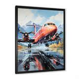 Engines Roaring Flight Takeoff - Plane Canvas Wall Art