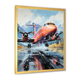 Engines Roaring Flight Takeoff - Plane Canvas Wall Art