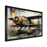 Industrial Plane Essence - Plane Canvas Wall Art