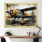 Industrial Plane Essence - Plane Canvas Wall Art