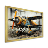 Industrial Plane Essence - Plane Canvas Wall Art