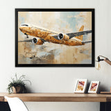 Passenger Plane Wings Of Adventure - Plane Canvas Wall Art