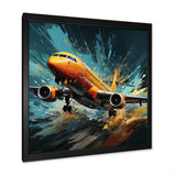 Speedy Passenger Plane Blur - Plane Canvas Wall Art