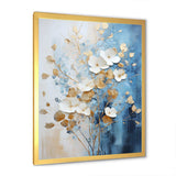 Beige And Gold Flourishing Flora Wonders III - Floral Canvas Wall Art