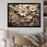 Flourishing Floral Organic Patterns - Floral Canvas Wall Art