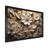 Flourishing Floral Organic Patterns - Floral Canvas Wall Art