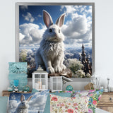 Mighty Rabbit Mountain Top - Rabbit Bedroom Wall Art