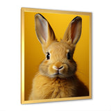 Whimsical Yellow Rabbit - Rabbit Wall Decor