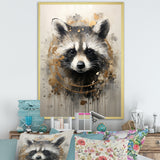 Mischief Raccoon Portrait - Raccoon Wall Decor