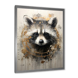 Mischief Raccoon Portrait - Raccoon Wall Decor