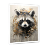 Mischief Raccoon Portrait - Raccoon Wall Decor
