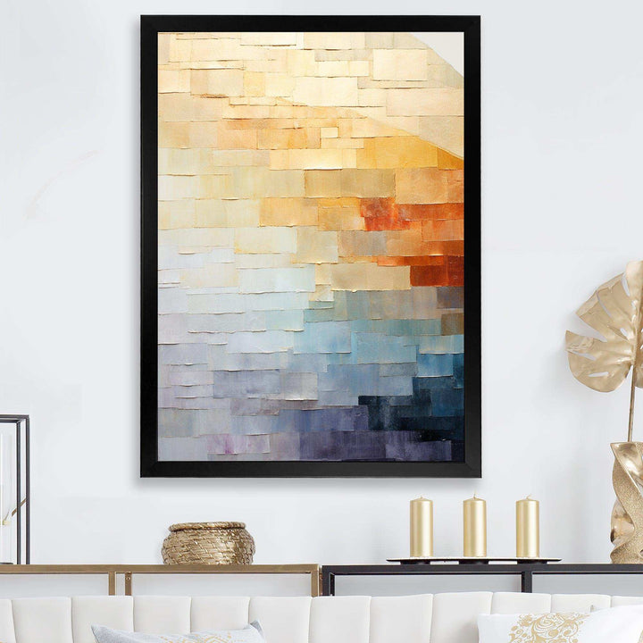 Minimalism Colors In Harmony - Landscapes Canvas Wall Art