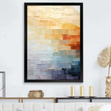 Minimalism Colors In Harmony - Landscapes Canvas Wall Art