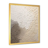 Graceful Minimalism Beige Muted Art - Abstract Canvas Wall Art