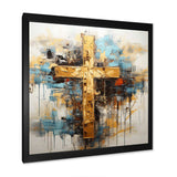 Divine Love Religious Cross III - Spiritual Canvas Wall Art