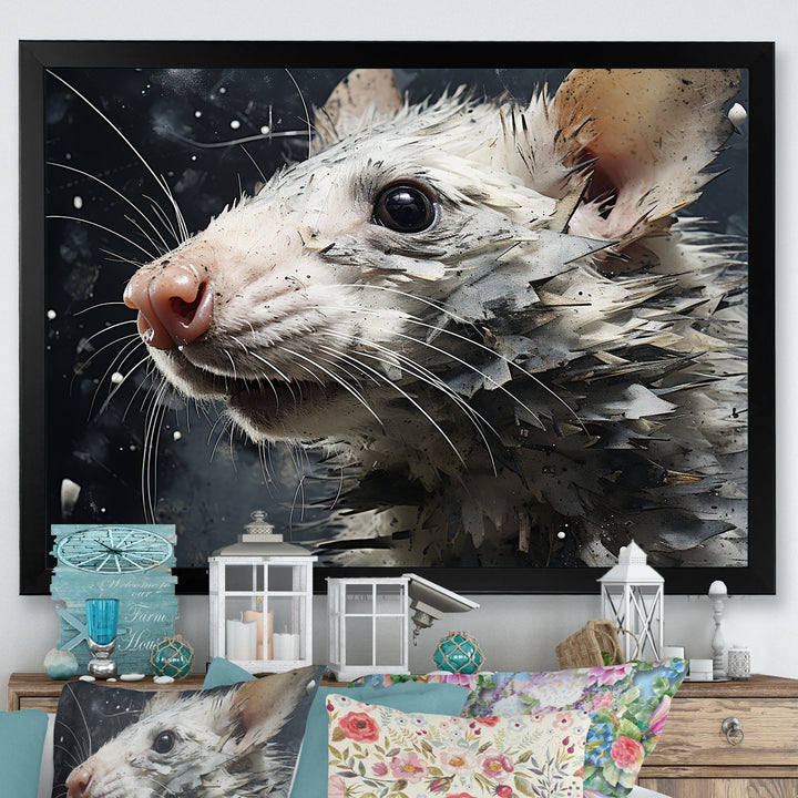 Squeaky Rodent Painting - Rodent Canvas Wall Art