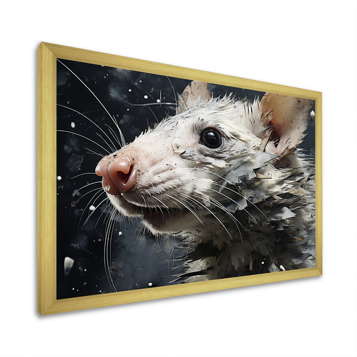 Squeaky Rodent Painting - Rodent Canvas Wall Art