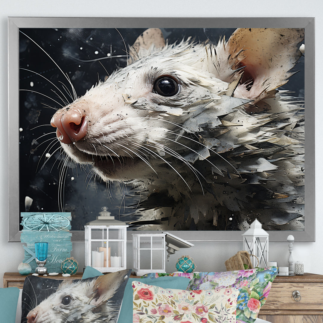 Squeaky Rodent Painting - Rodent Canvas Wall Art