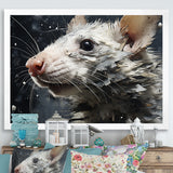Squeaky Rodent Painting - Rodent Canvas Wall Art