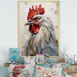 Loyal Rooster Portrait - Rooster Wall Decor