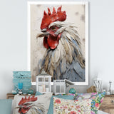 Loyal Rooster Portrait - Rooster Wall Decor