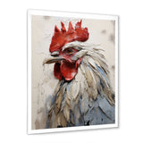 Loyal Rooster Portrait - Rooster Wall Decor