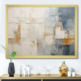 Beige And Gold Minimalism Scandinavian I - Landscapes Canvas Wall Art