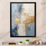 Beige And Gold Minimalism Scandinavian II - Landscapes Canvas Wall Art